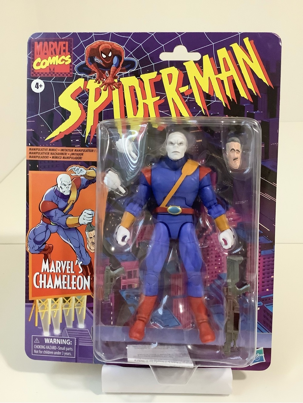 Collectible Marvel Comics Legends Series Retro Marvel’s Chameleon Action Figure